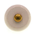 Amerock Royal Polished Brass, Almond Center 1 3/16" Cabinet Knob BP76268-AL3