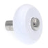 Amerock Allison White and Nickel 1 3/16" Round Cabinet Knob BP76268WH14