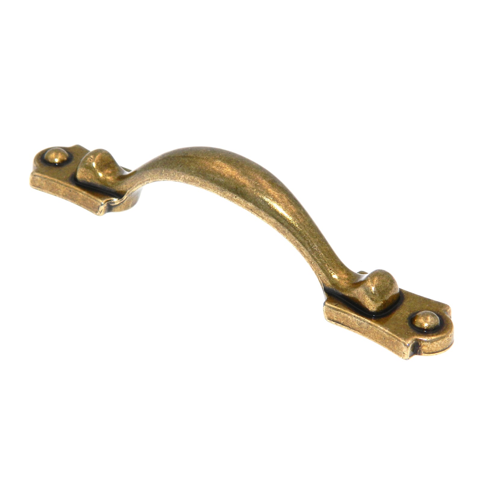 Amerock BP76298-R1 Regency Brass Tiradores de manija para gabinete con arco de 3 "cc