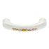 Amerock Hardware 3"cc Ceramic Cabinet Handle Pull in White, Yellow BP937-CW2