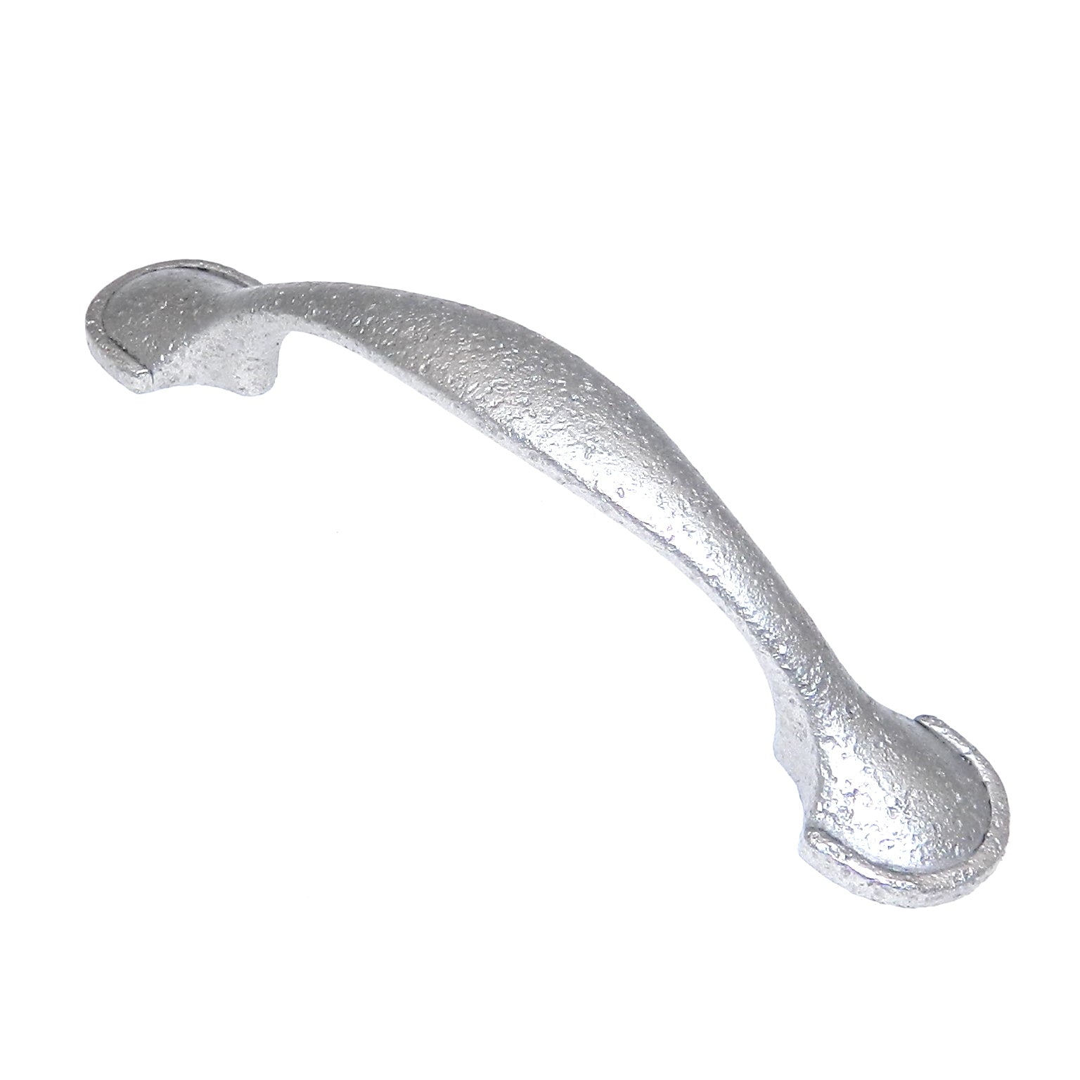Ancient Treasures Rustic Hammered C029SAT Cromo satinado Tirador de arco de 3 "cc