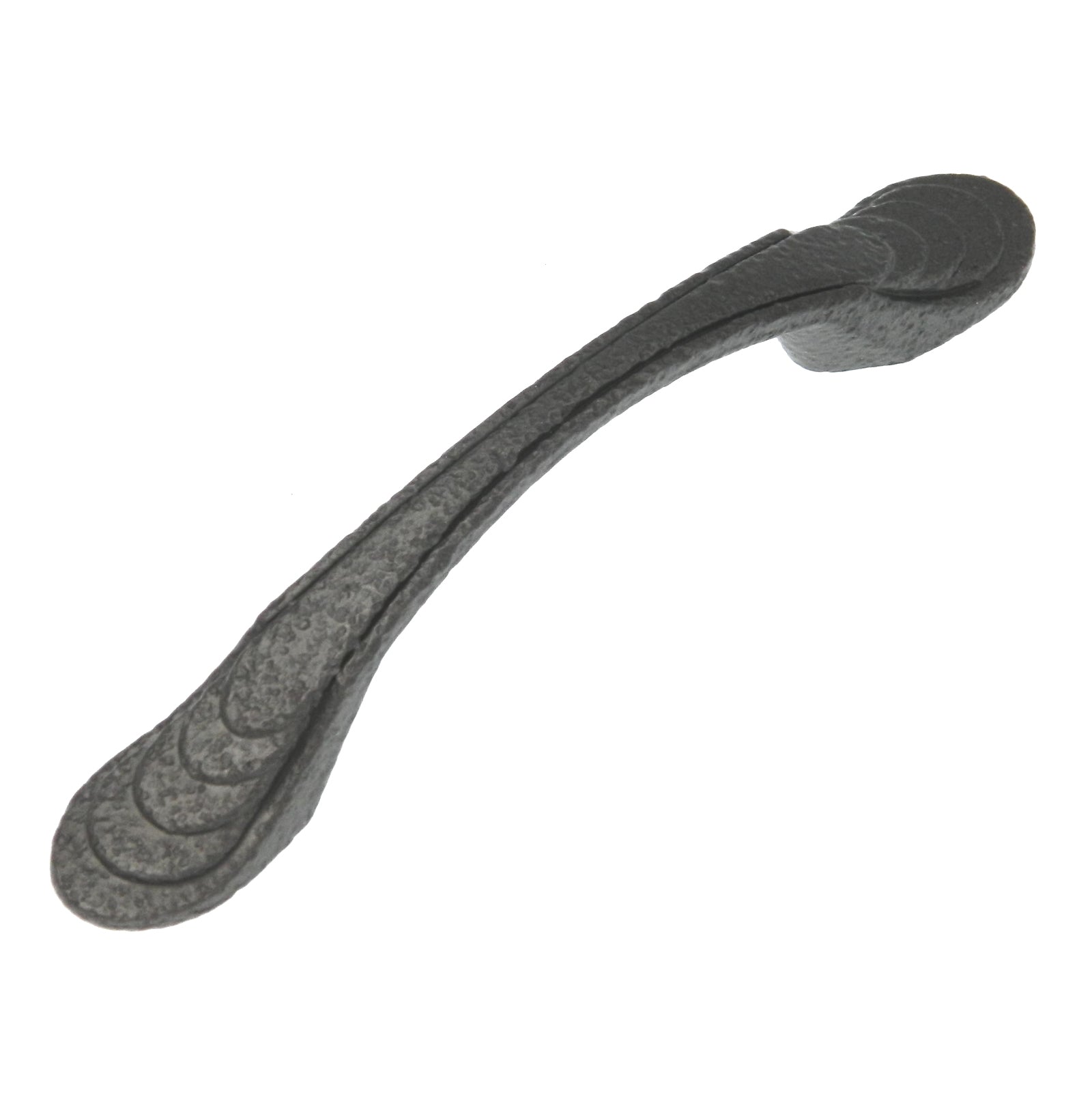 Ancient Treasures Rustic Hammered C034PTM Tirador de arco de platino de 3 "cc