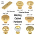 P9816 Chrome and Polished Brass 1 1/8" Round Ball Knob Pulls Keeler Milan