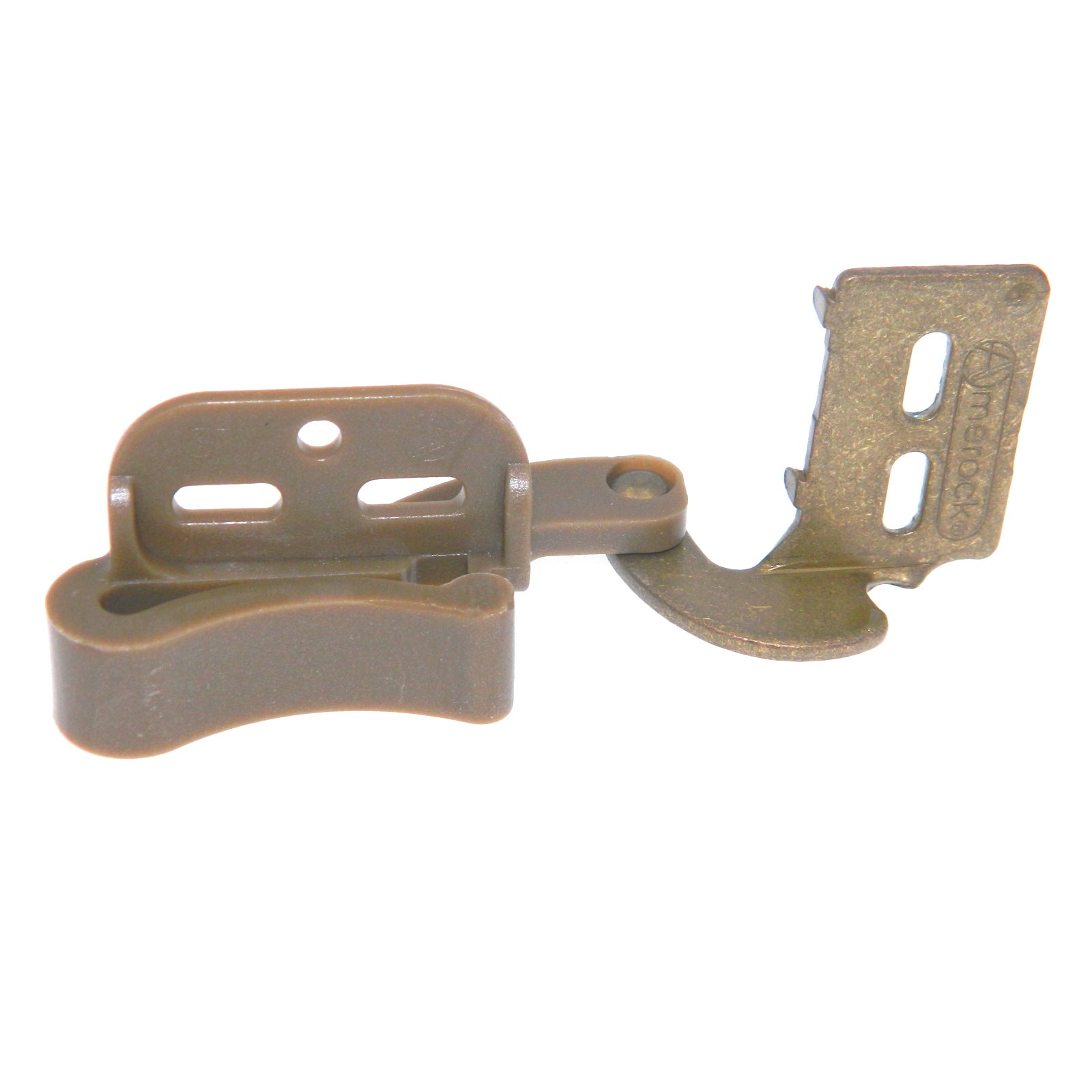 Par de bisagras para cuchillos con cierre automático Amerock BP2606-BB de latón bruñido de 1/2"