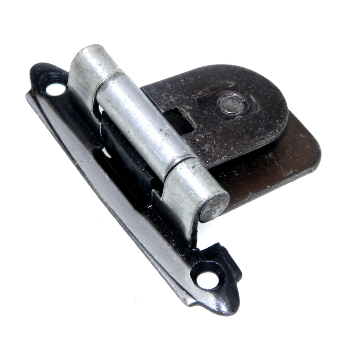 Single Demountable Cabinet Hinge Variable Overlay Antique Silver CM7751-AS