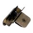 Double Demountable Cabinet Hinge 3/8" Inset Burnished Brass CM8700-BB