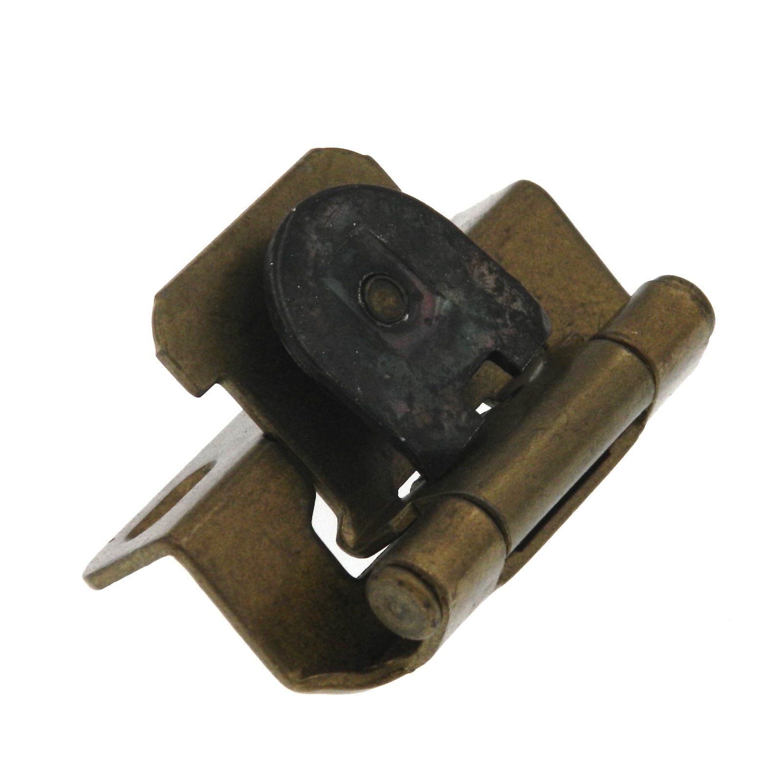 Bisagra de puerta de gabinete desmontable única, latón bruñido superpuesto de 3/8" CM8716-BB