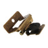 Single Demountable Cabinet Hinge 1/2" Overlay, Burnished Brass CM8717-BB