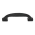 Warwick Rustic Wrought Iron Black Hammered Cabinet 3" CTC Pull DH1004BL