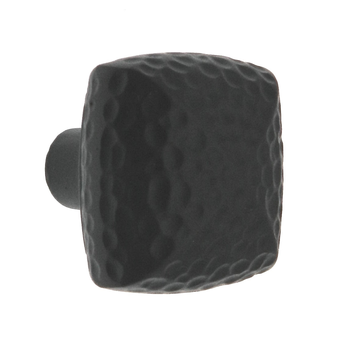 Warwick Rustic Wrought Iron Black Hammered Cabinet 1 1/8" Knob DH1019BL