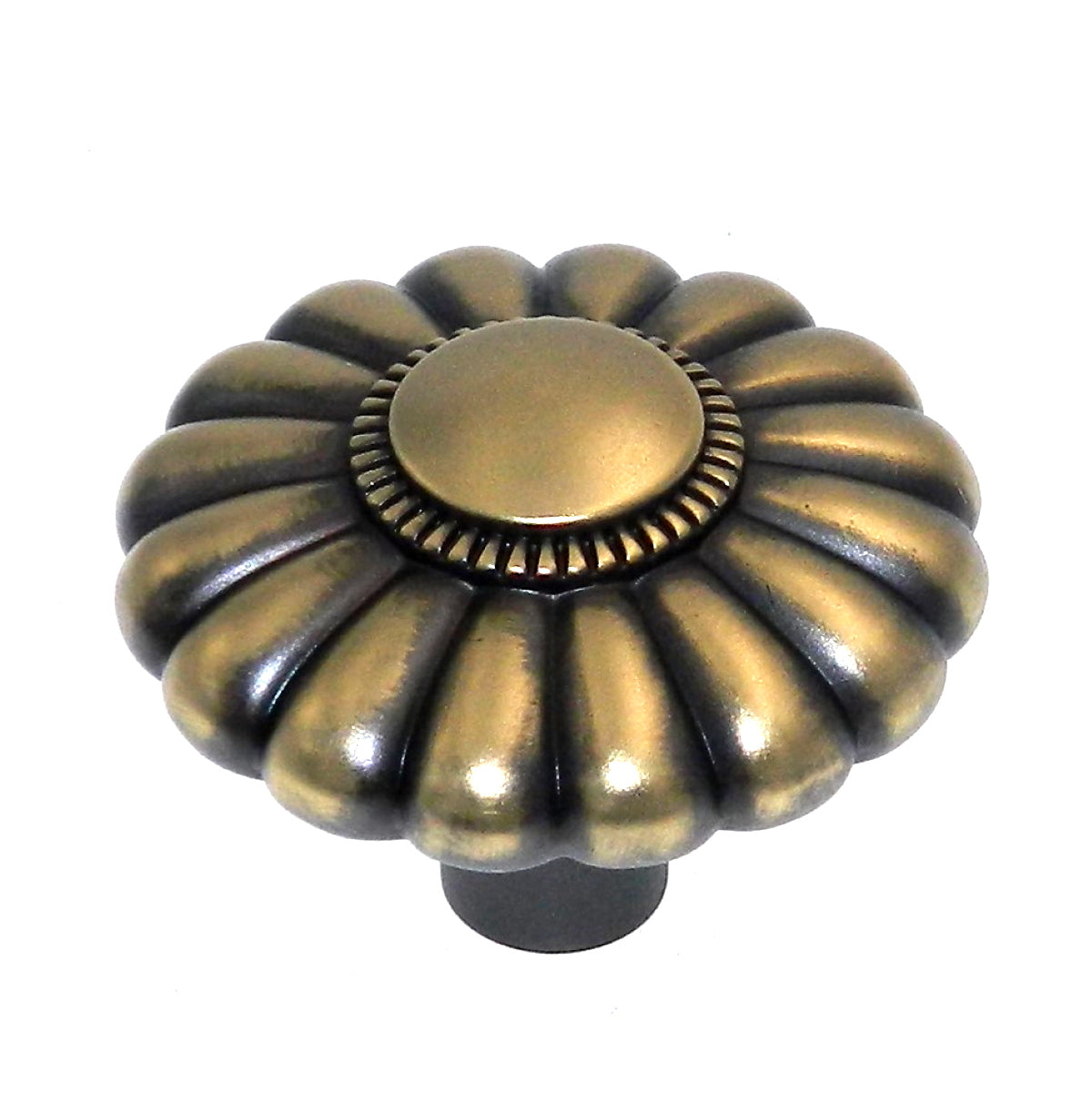 Belwith Keeler Beaded Classic 1 1/2" Winchester latón redondo con cuentas de latón macizo perilla de gabinete G3-06