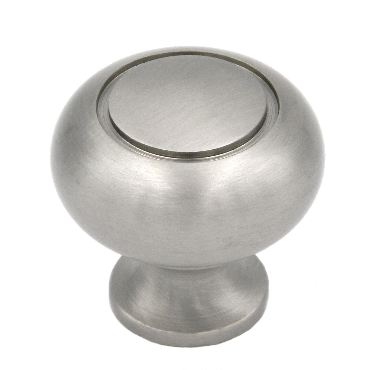10 Pack Keeler Satin Nickel 1 1/4" Solid Brass Cabinet Knob Pulls Power & Beauty K419
