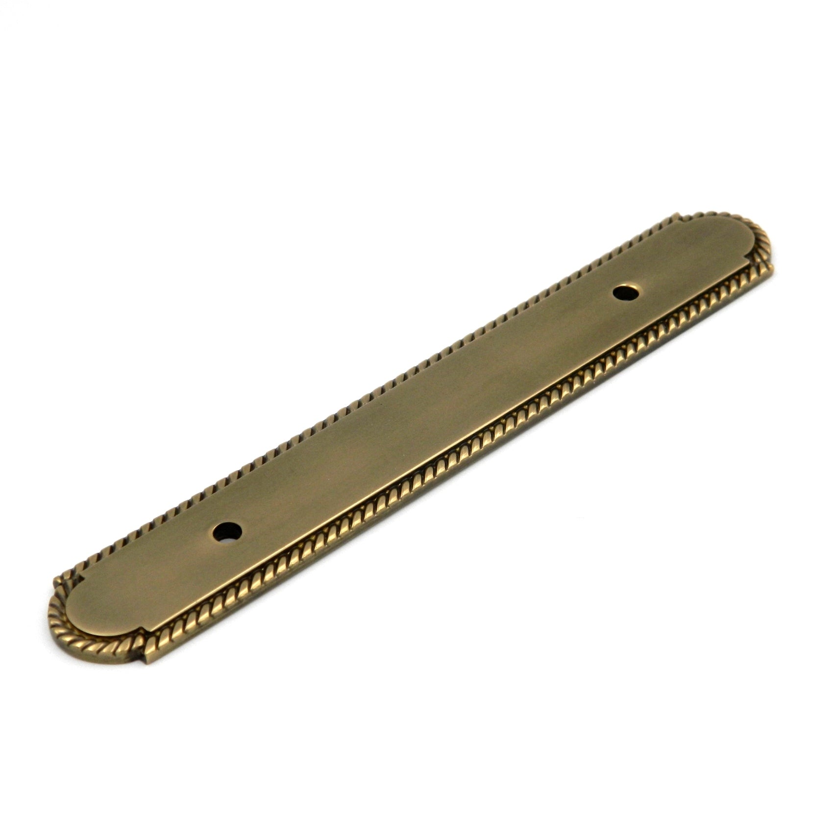 Hickory Hardware Annapolis latón antiguo latón macizo 3 3/4 "cc placa trasera P110
