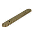 Hickory Hardware Annapolis Antique Brass Solid Brass 3 3/4"cc Pull Backplate P110