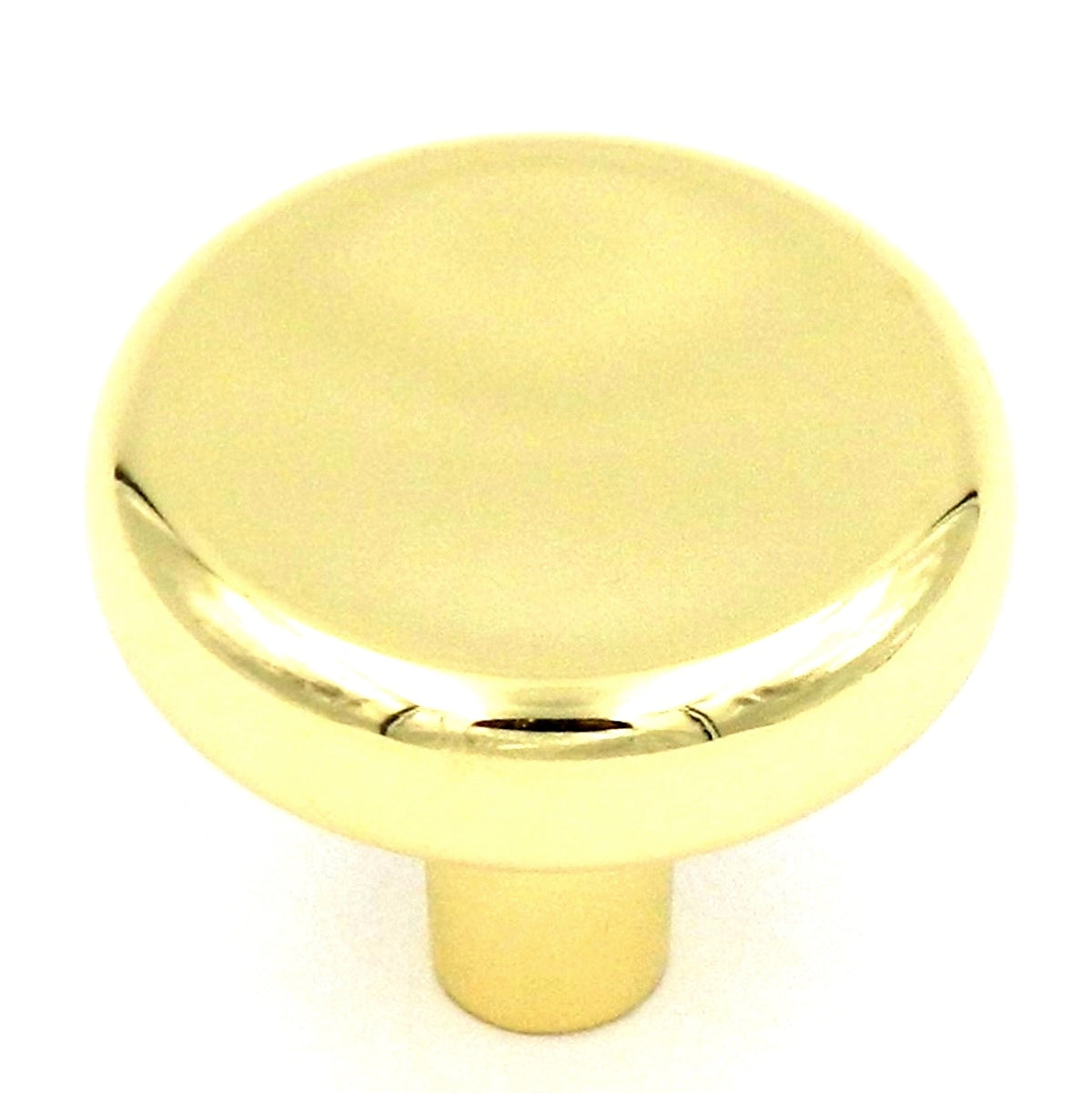 Paquete de 10 tiradores redondos de latón ultra de Hickory Hardware P204-UB Eclipse de 1 1/4"