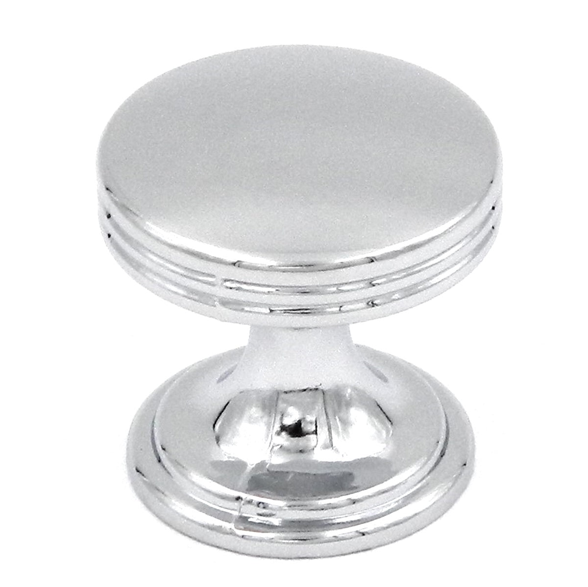 Hickory Hardware American Diner P2140-CH - Pomo redondo cromado para gabinete (1.0 in)