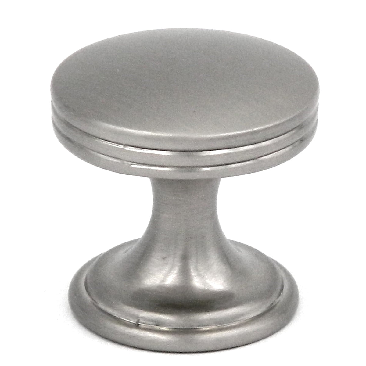 Hickory Hardware American Diner 1" Stainless Steel Round Flat-top Cabinet Knob P2140-SS