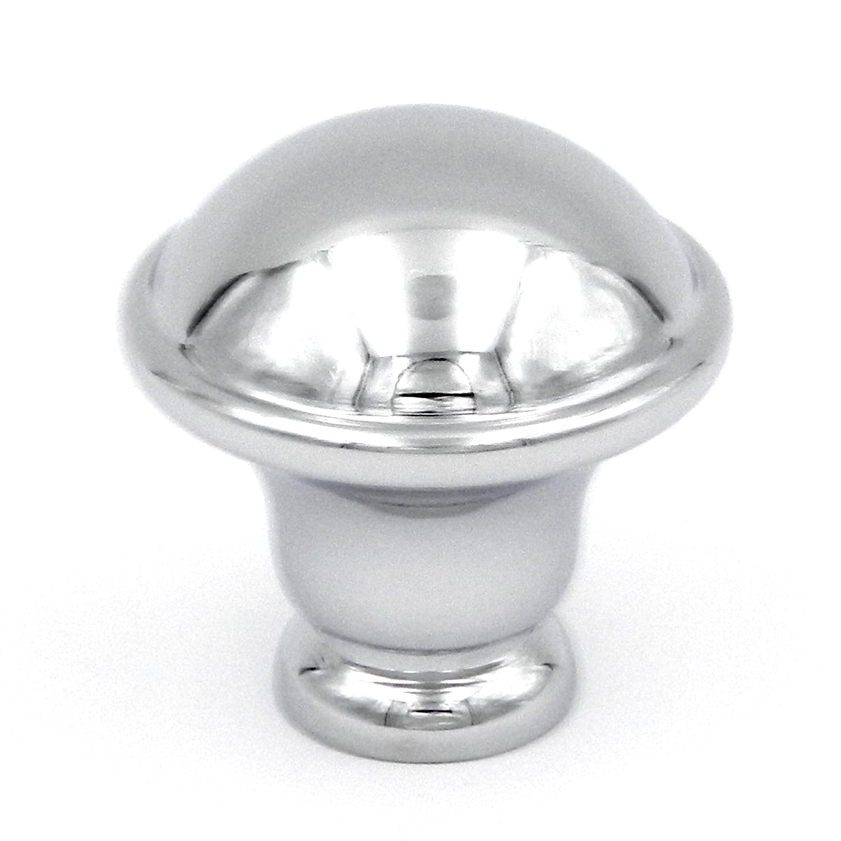 Hickory Hardware Savoy 1 1/4" Chrome Round Smooth Dome Cabinet Knob P2243-CH
