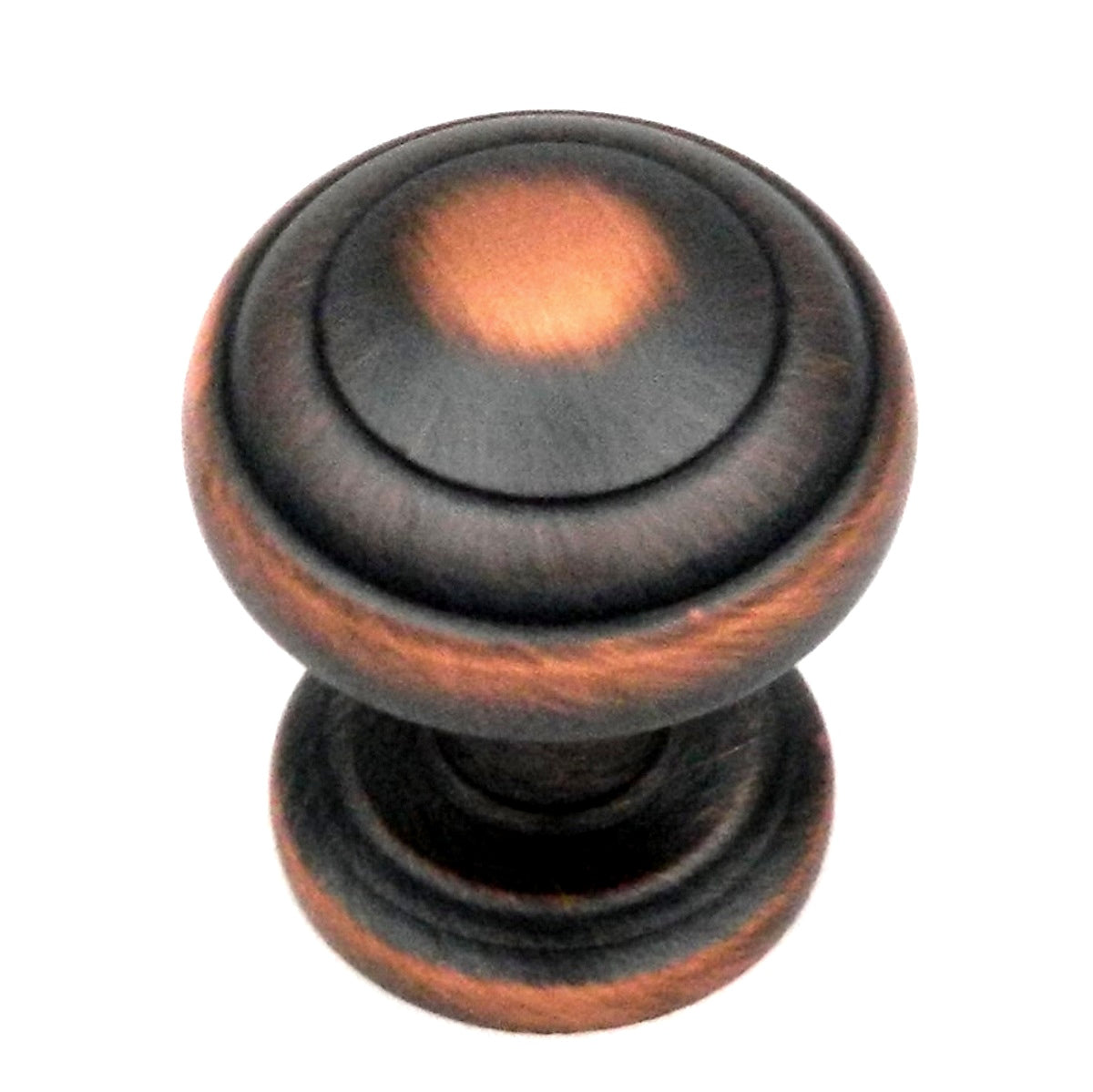 Paquete de 20 perillas redondas de bronce aceitado Zephyr de Hickory Hardware de 1.0 in P2286-OBH