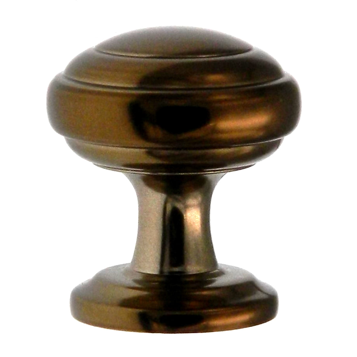 Paquete de 20 perillas para gabinete de cúpula con anillos redondos de bronce veneciano Zephyr de Hickory Hardware de 1 pulgada P2286-VBZ