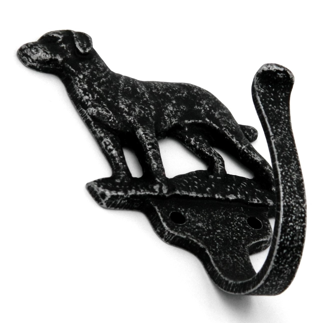 Hickory Antique Pewter Natural Wonders P28651-AP Perchero Labrador de latón macizo