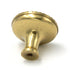 Keeler Annapolis Polished Brass Round 1 1/2" Solid Brass Cabinet Knob P3