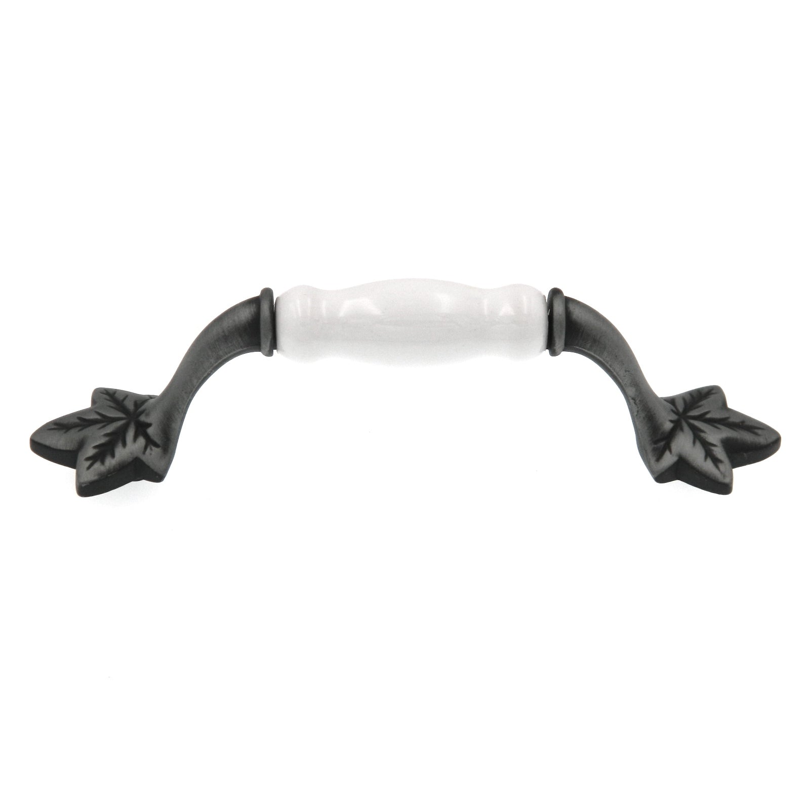 Paquete de 10 manijas Hickory Country Casual de peltre satinado antiguo de 3 3/4 "cc P3032-SPAW