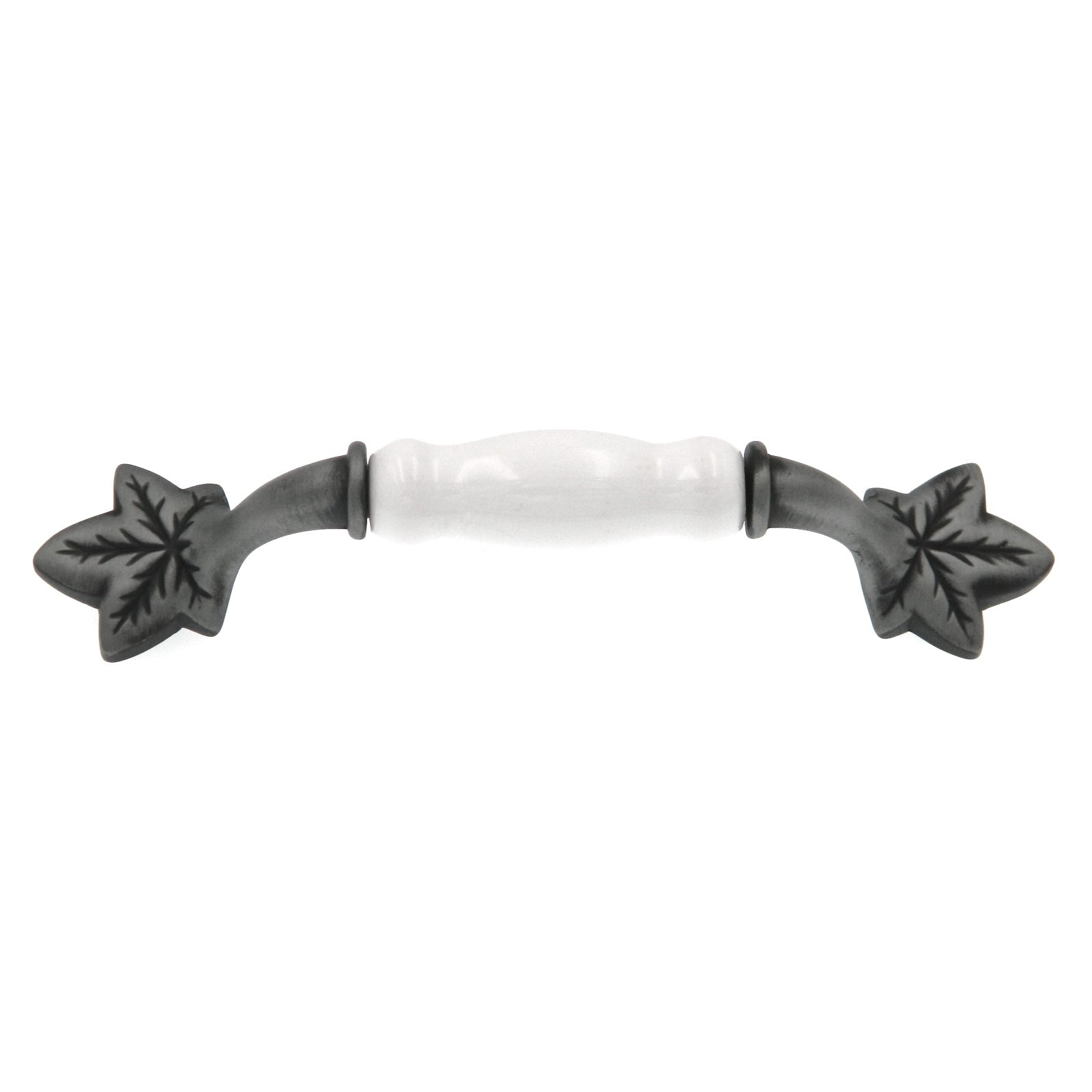 Paquete de 10 manijas Hickory Country Casual de peltre satinado antiguo de 3 3/4 "cc P3032-SPAW