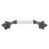 Paquete de 10 manijas Hickory Country Casual de peltre satinado antiguo de 3 3/4 "cc P3032-SPAW