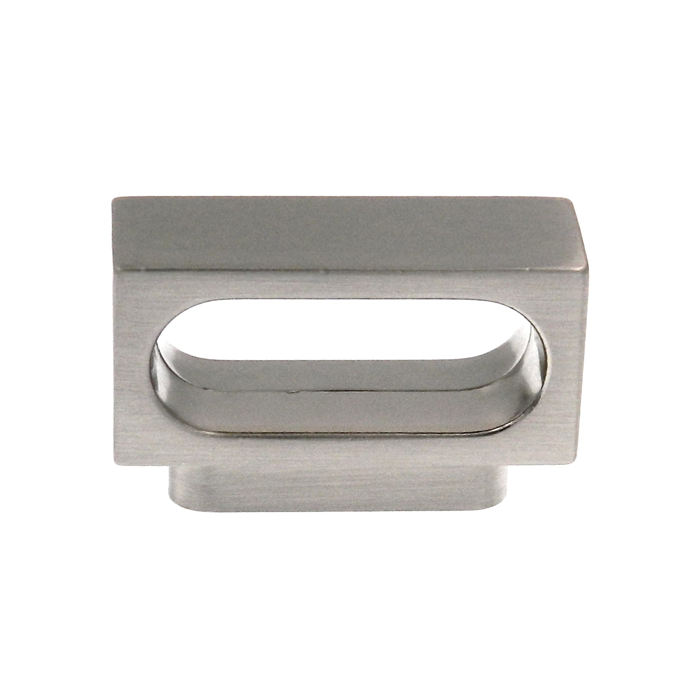 Hickory Hardware Greenwich 1 1/2" Satin Nickel Rectangle Modern Cabinet Knob P3043-SN