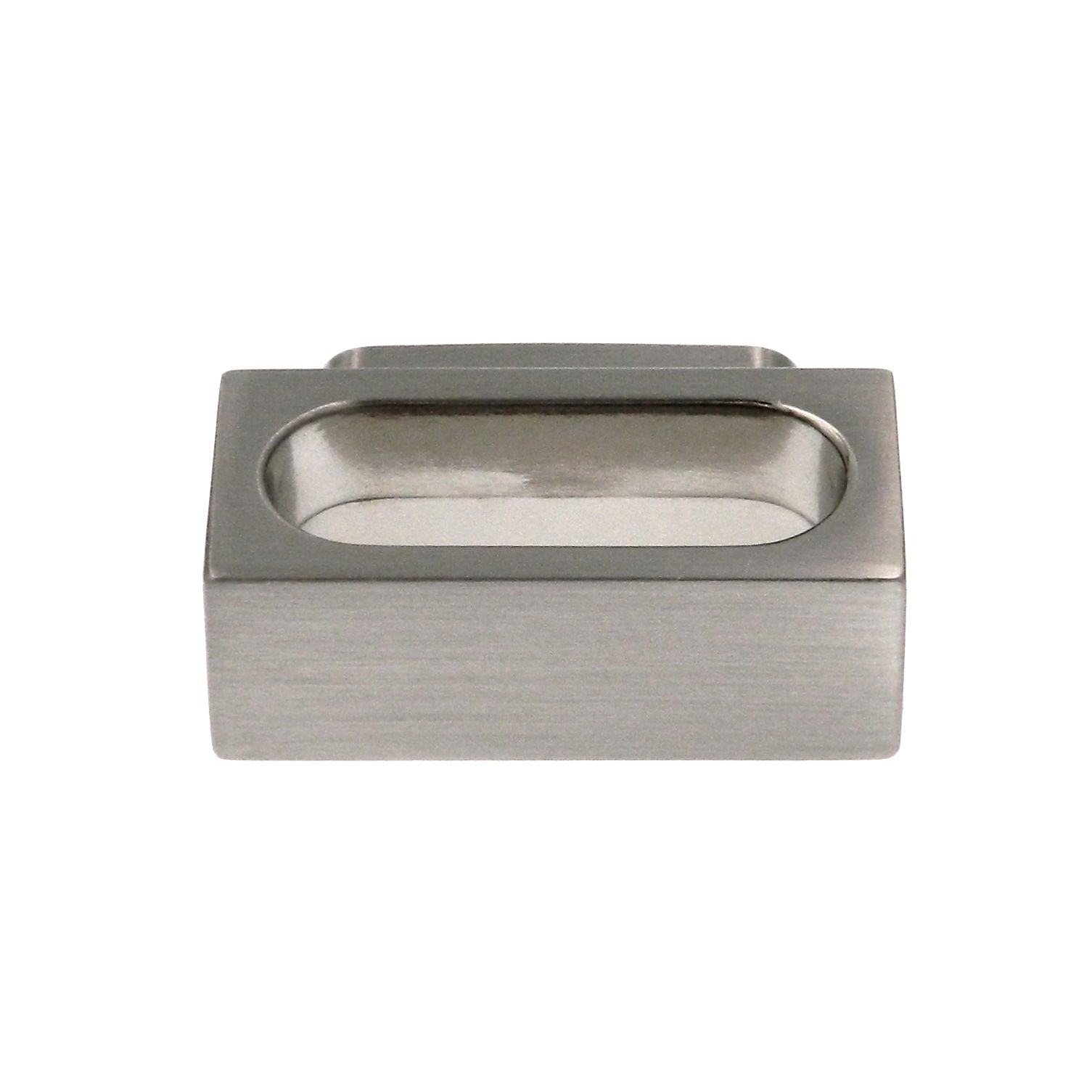 Hickory Hardware Greenwich 1 1/2" Satin Nickel Rectangle Modern Cabinet Knob P3043-SN