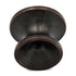 Hickory Hardware Deco 1 1/4" Dark Antique Copper Round Disc Cabinet Knob P3101-DAC