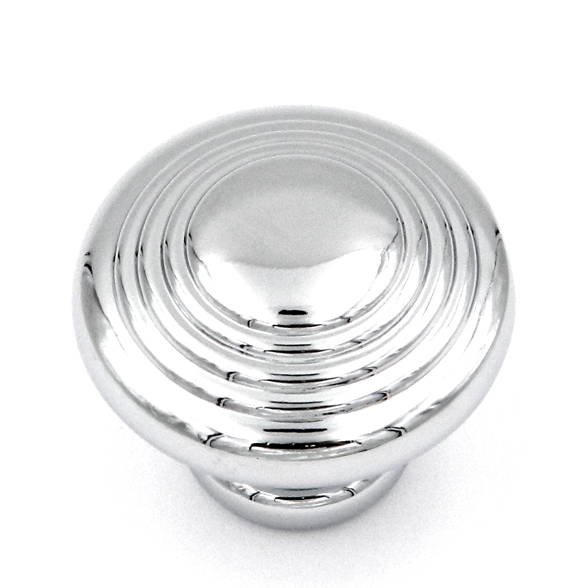 Hickory Hardware Fanfare Gabinete Knob P3103-CH 10 unidades redondo anillado 1 1/4" cromado