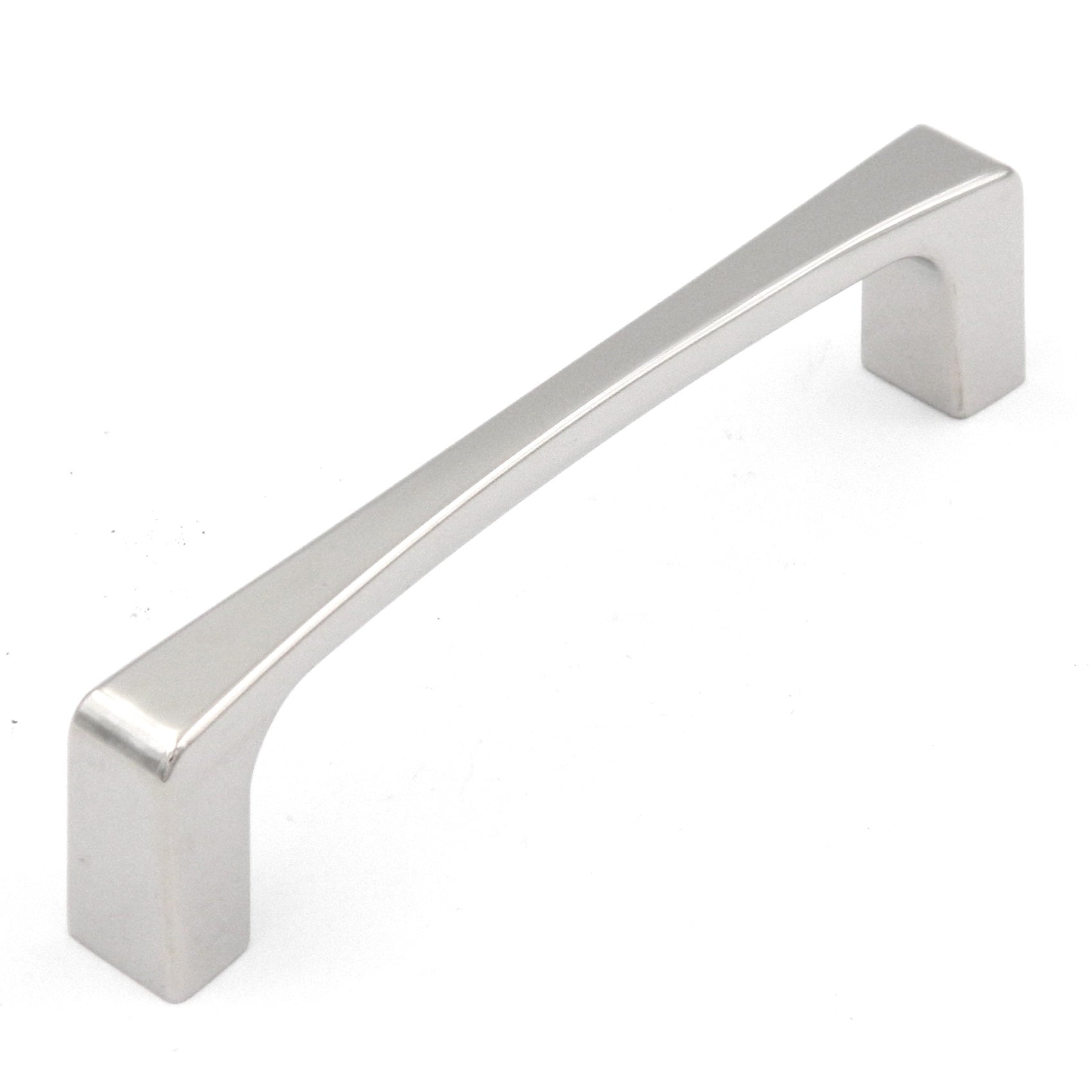 Hickory Rotterdam P3114-14 Bright Nickel 3 3/4" (96mm)cc Square Cabinet Handle Pull