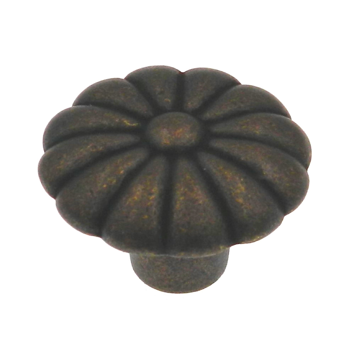 Hickory Hardware Vienna P3172-WOA - Pomo redondo antiguo para gabinete (1 1/8 pulgadas)