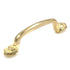10 Pack Hickory Polished Accents Ultra Brass 3"cc Cabinet Handle Pulls P332-UB