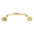 10 Pack Hickory Polished Accents Ultra Brass 3"cc Cabinet Handle Pulls P332-UB