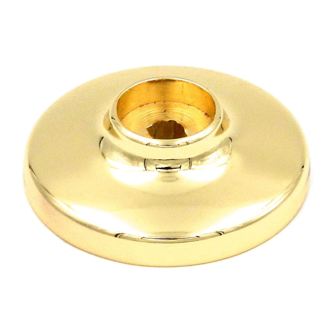 Hickory Hardware P363-3 - Pomo para gabinete de latón pulido con detalles pulidos