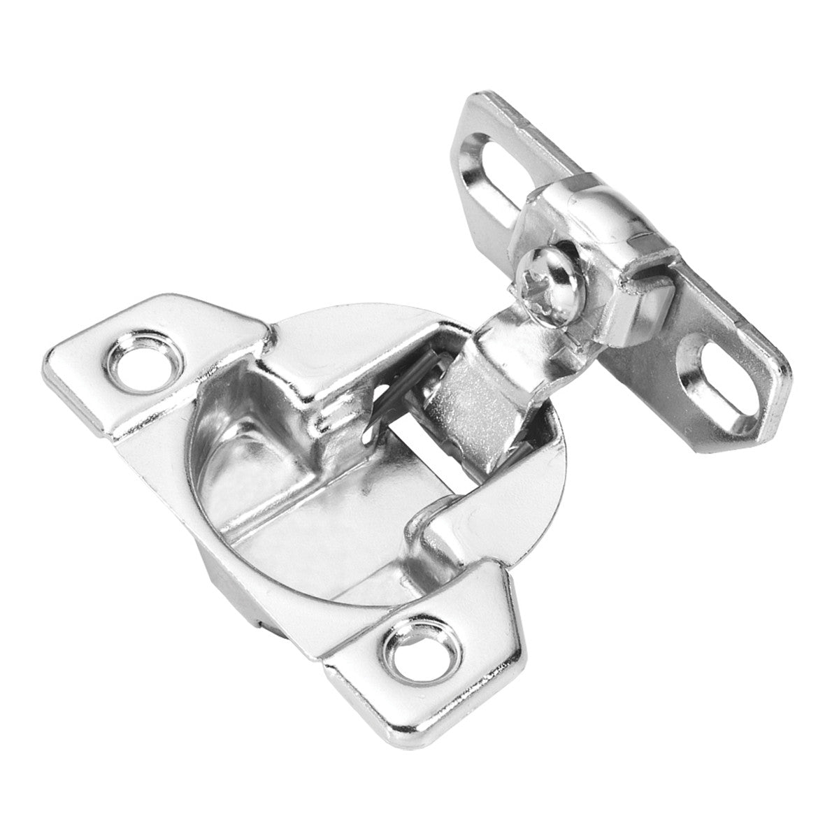 Níquel nogal 108 grados. Marco frontal Bisagra europea oculta superpuesta de 1 3/8" P5128-14