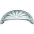 Hickory Hardware Satin Chrome Cabinet or Furniture Drawer 3"cc Cup Pull P535-SC