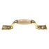 Belwith Tranquility P672-PAD Polished Brass Almond 3" CTC Cabinet Handle