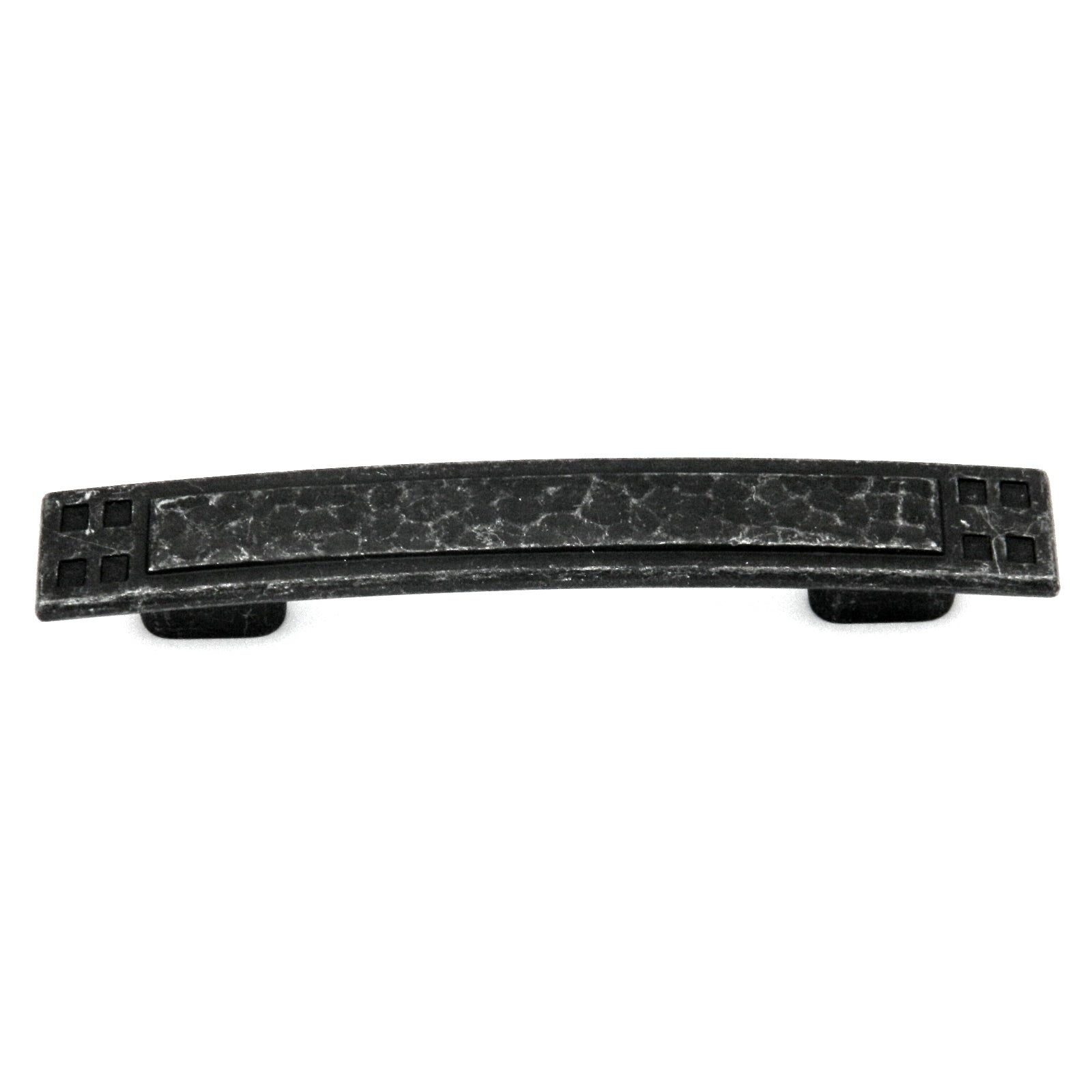 Hickory Hardware Arts & Crafts Pewter 3", 3 3/4" (96mm)cc Handle Pull P7525-SPA-VP