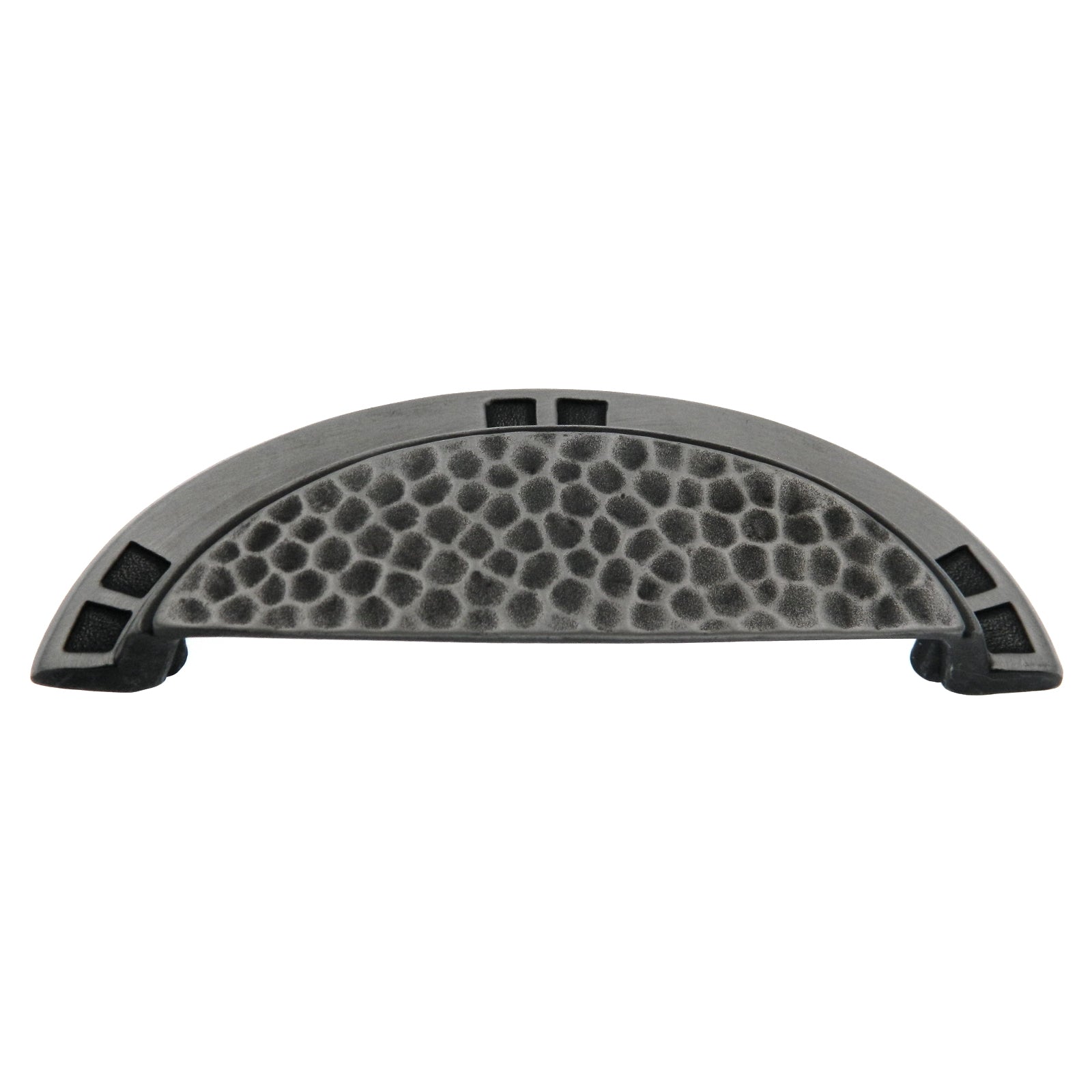 Hickory Hardware Arts & Crafts Antique Pewter 3", 3 3/4" (96mm)cc Drawer Cup Pull P7527-AP