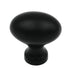 Solid Brass Oil-Rubbed Bronze 1 1/4" Oval Cabinet Knob Keeler P9175-10B
