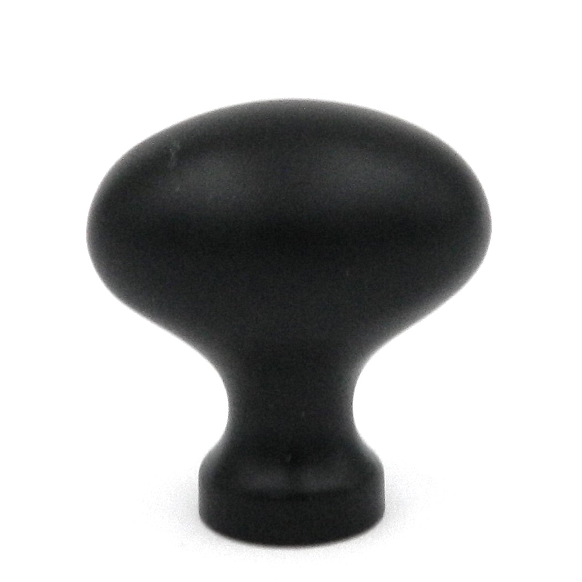 Solid Brass Oil-Rubbed Bronze 1 1/4" Oval Cabinet Knob Keeler P9175-10B