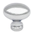 Solid Brass Polished Chrome 1 1/4" Oval Cabinet Knob Hickory Hardware P9175-26