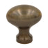 Solid Brass Satin Dover 1 1/4" Oval Cabinet Knob Keeler P9175-9013