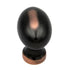 Solid Brass Oil-Rubbed Bronze Highlighted 1 1/4" Oval Cabinet Knob P9175-OBH