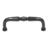 Keeler Power & Beauty Black Nickel Ornate Cabinet 3"cc Handle Pull P9719-BLN
