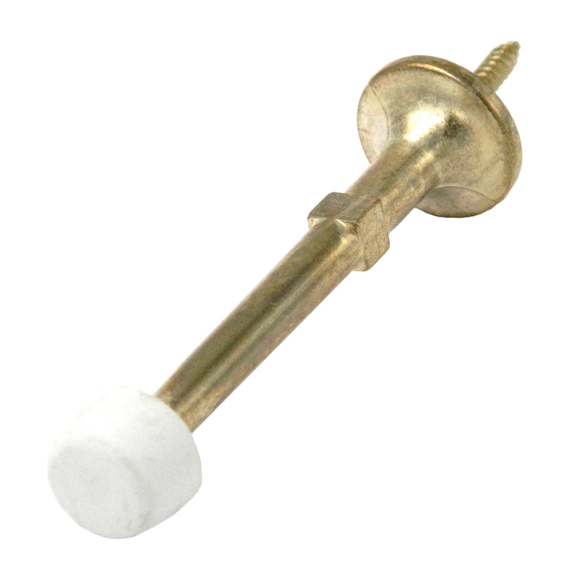 Hickory Hardware PBH0254 - Tope para puerta macizo de latón brillante de 2-7/8"